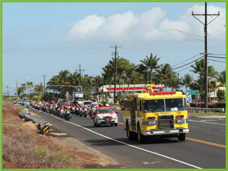 Fire Truck Toys for Tots Maui